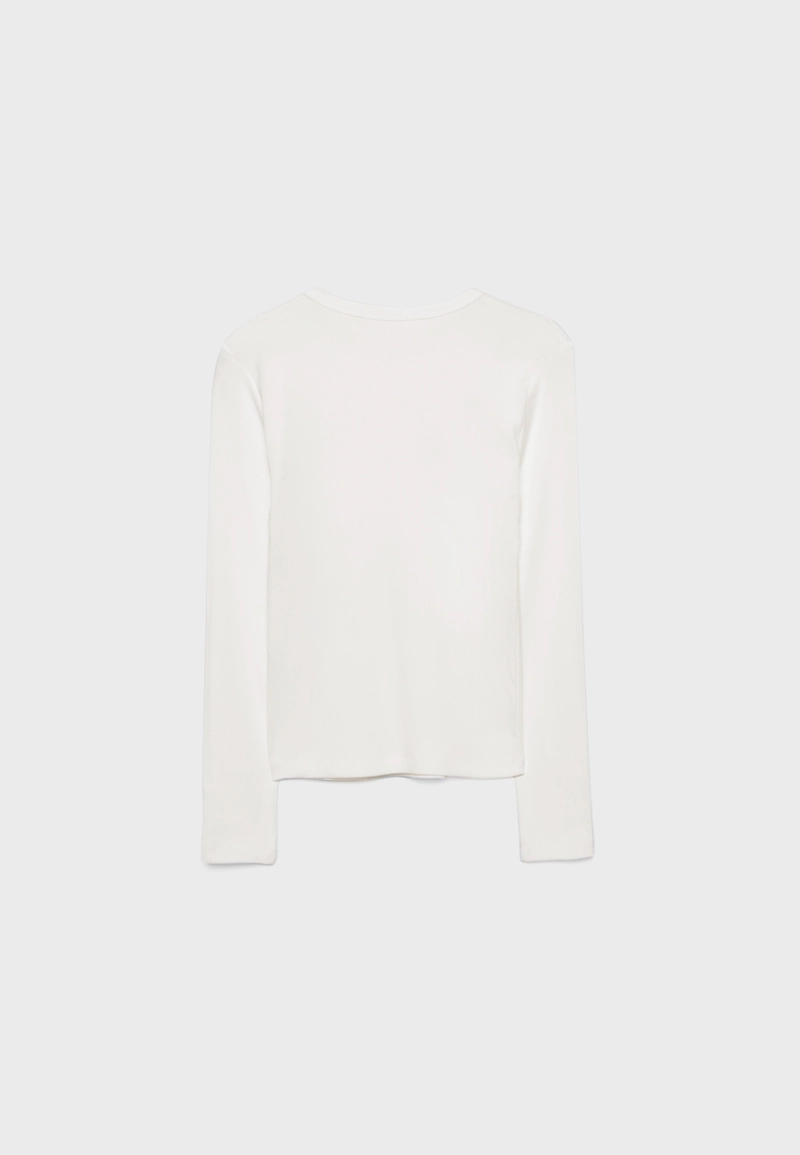 Лонгслив в рубчик