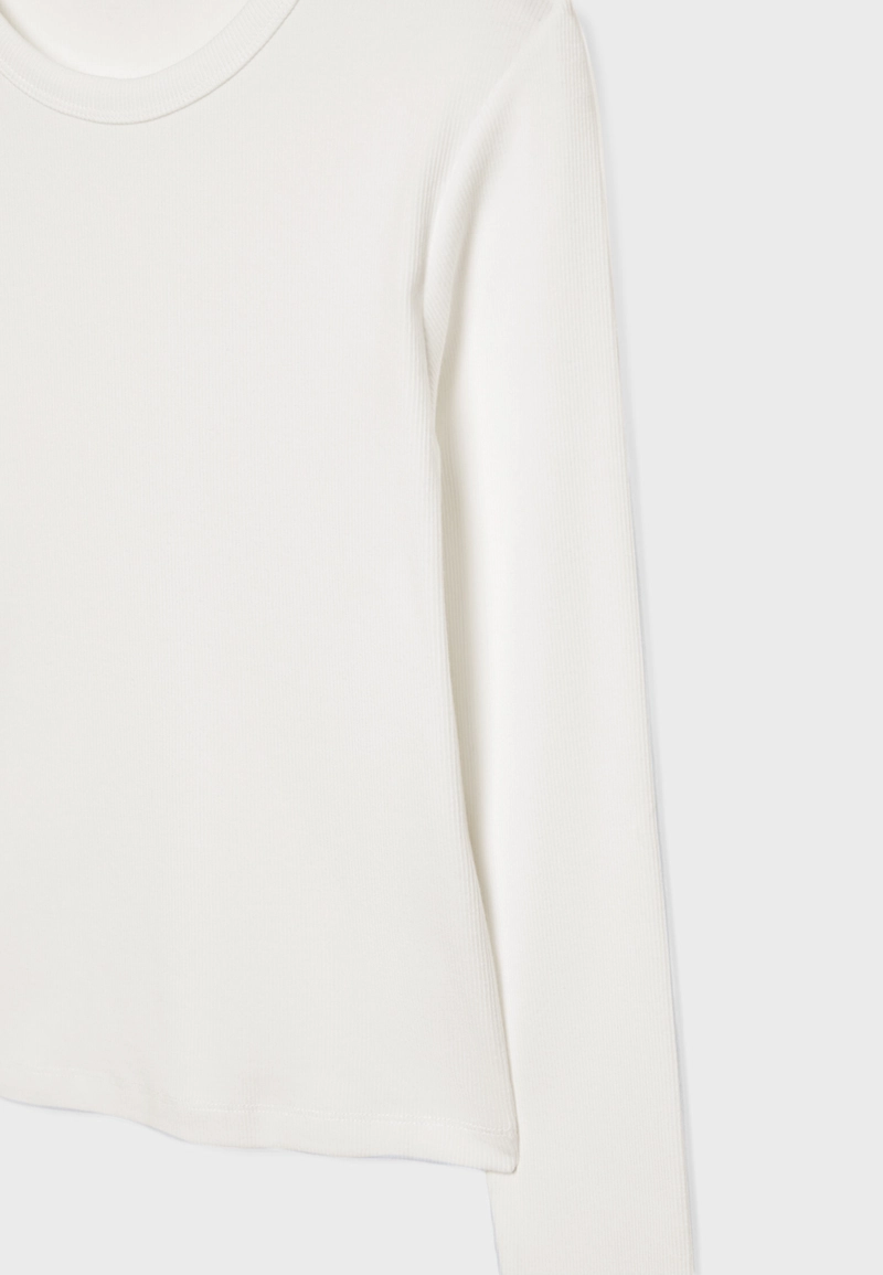 Лонгслив в рубчик