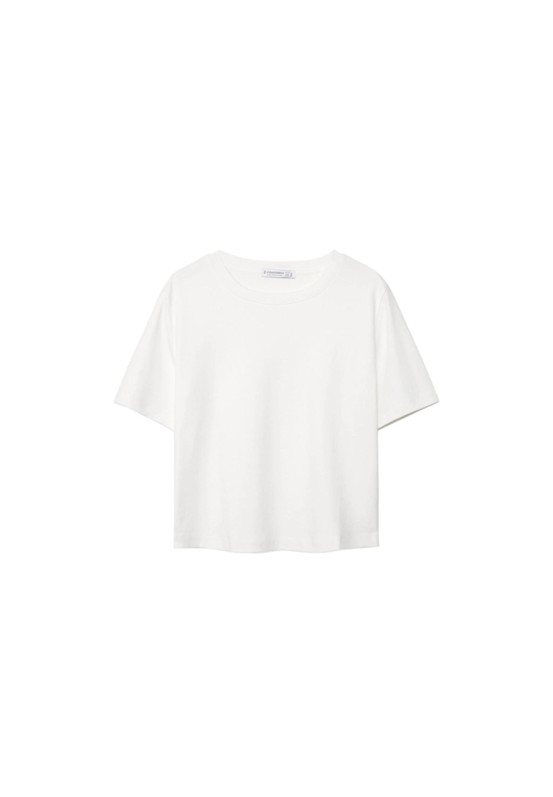 Базовая футболка классического кроя из плотного материала