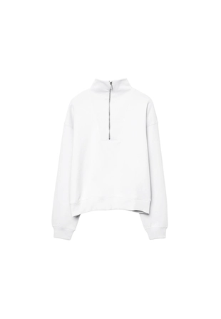 Толстовка с воротником-стойкой на молнии- Заказать в России