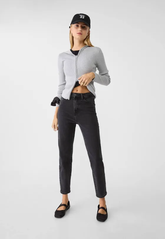 Джинсы mom fit D10 облегающего кроя