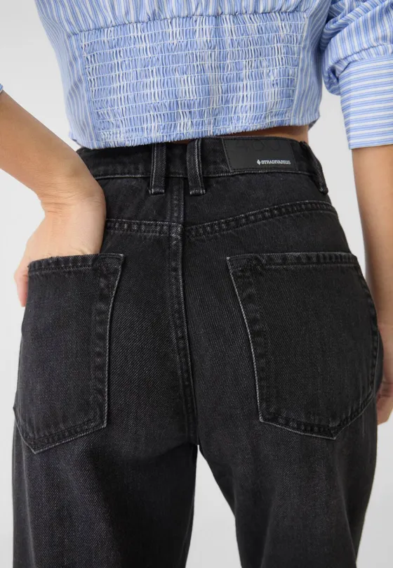 Джинсы mom fit D81