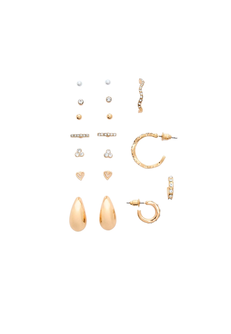 Набор из 9 мини-серегек-капелек