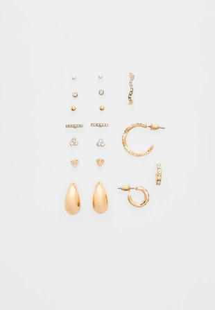 Набор из 9 мини-серегек-капелек- Заказать в России