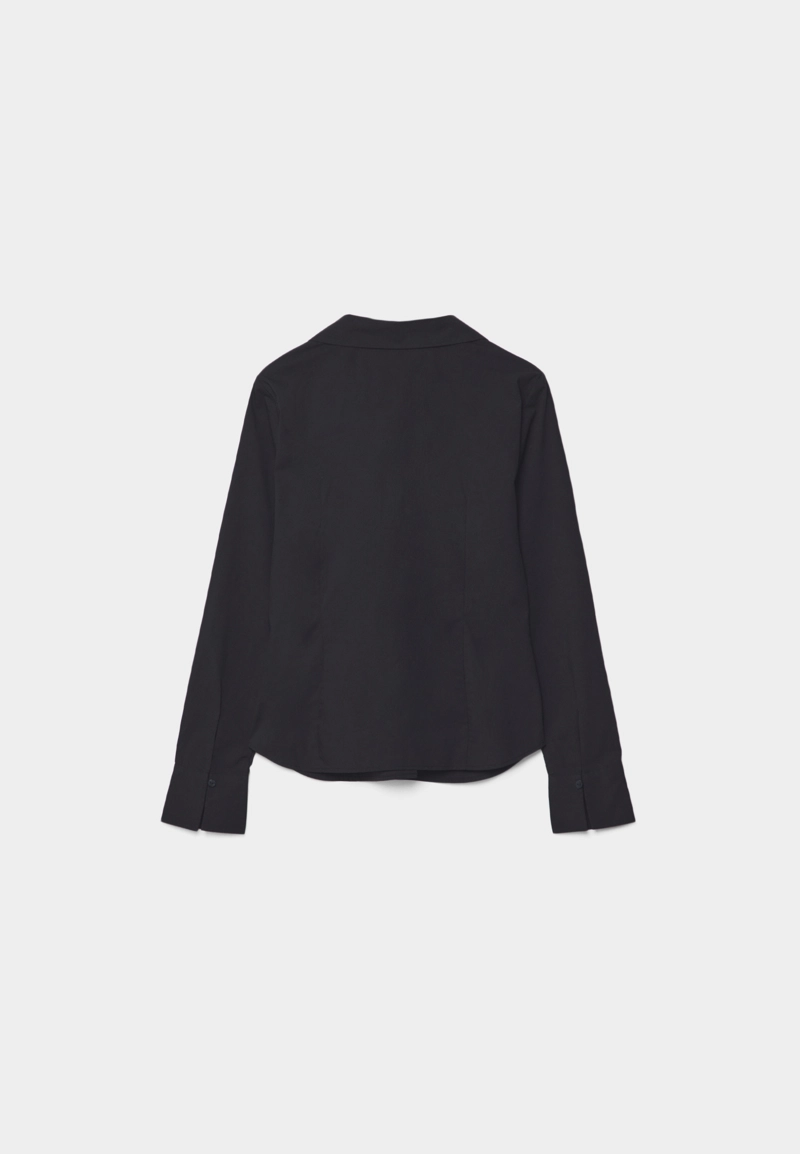 Базовая рубашка облегающего кроя