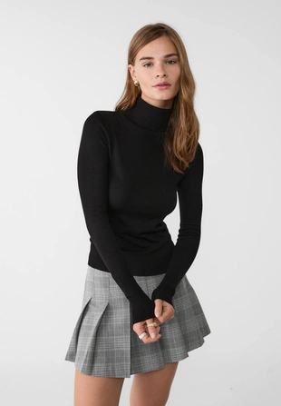 Свитер с воротником-стойкой- Заказать в России