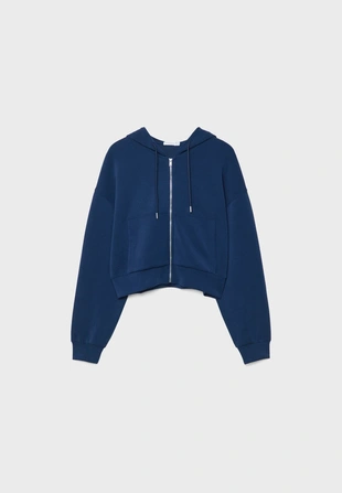 Куртка с капюшоном, из мягкой ткани- Заказать в России