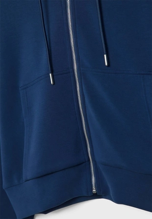 Куртка с капюшоном, из мягкой ткани- Заказать в России