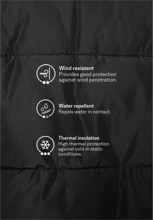 Базовая стеганая куртка с капюшоном- Заказать в России