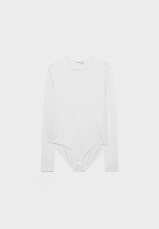 Боди из полиамида с длинными рукавами- Заказать в России